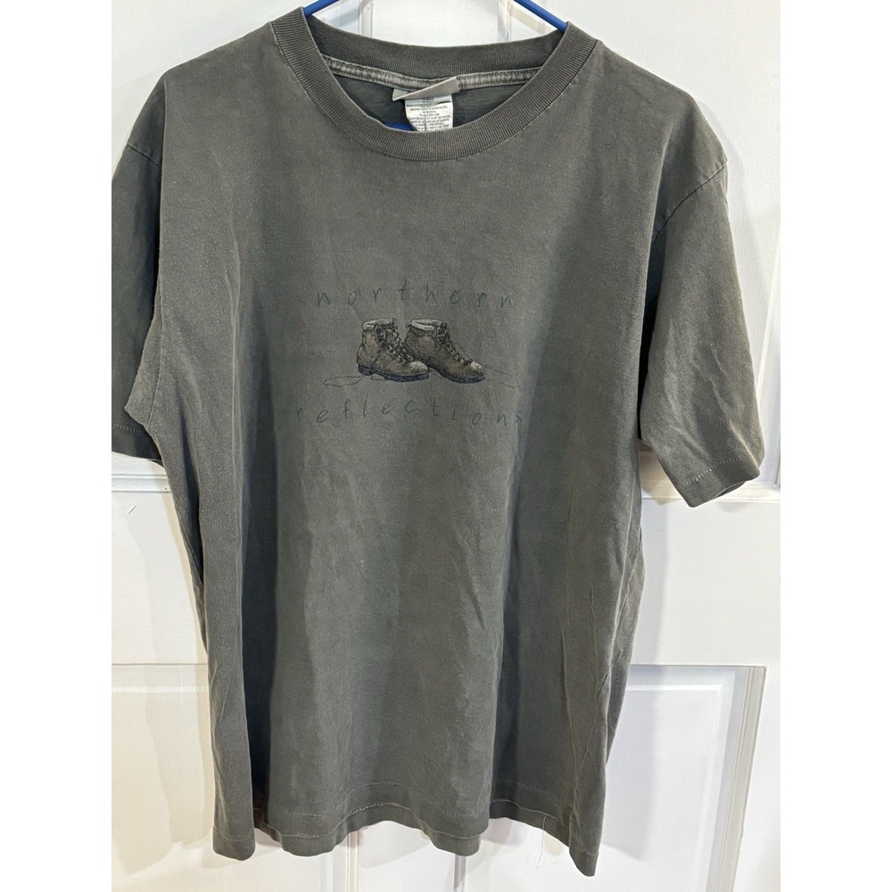 Vintage 90s Northern Reflections Tshirt Hiking Boots Medium